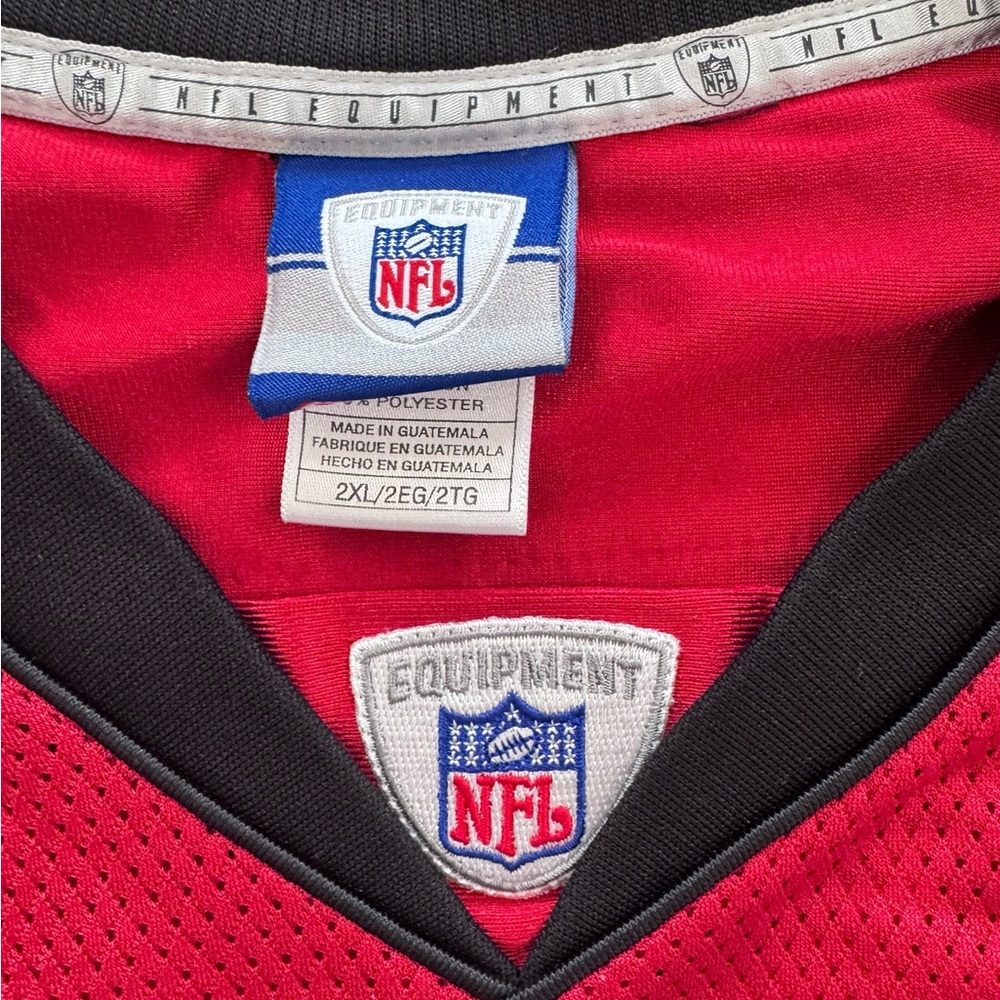 NFL Price #81 Red and Black Atlanta Falcons Jersey - Picture 3 of 5